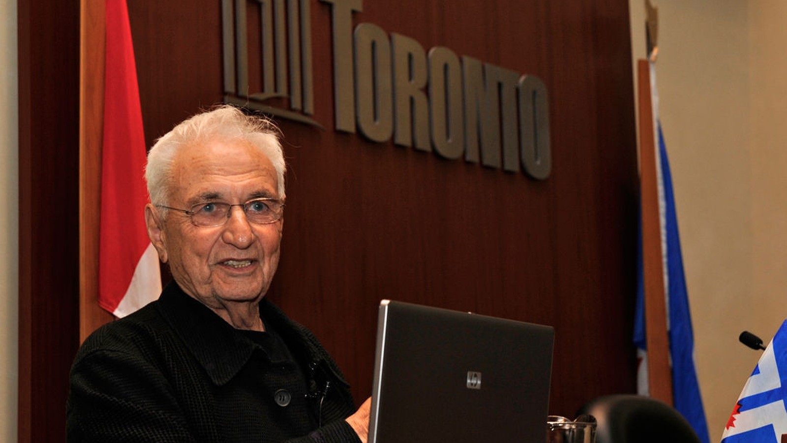 Architect Frank Gehry at a reception in Toronto, Sept. 13, 2010
