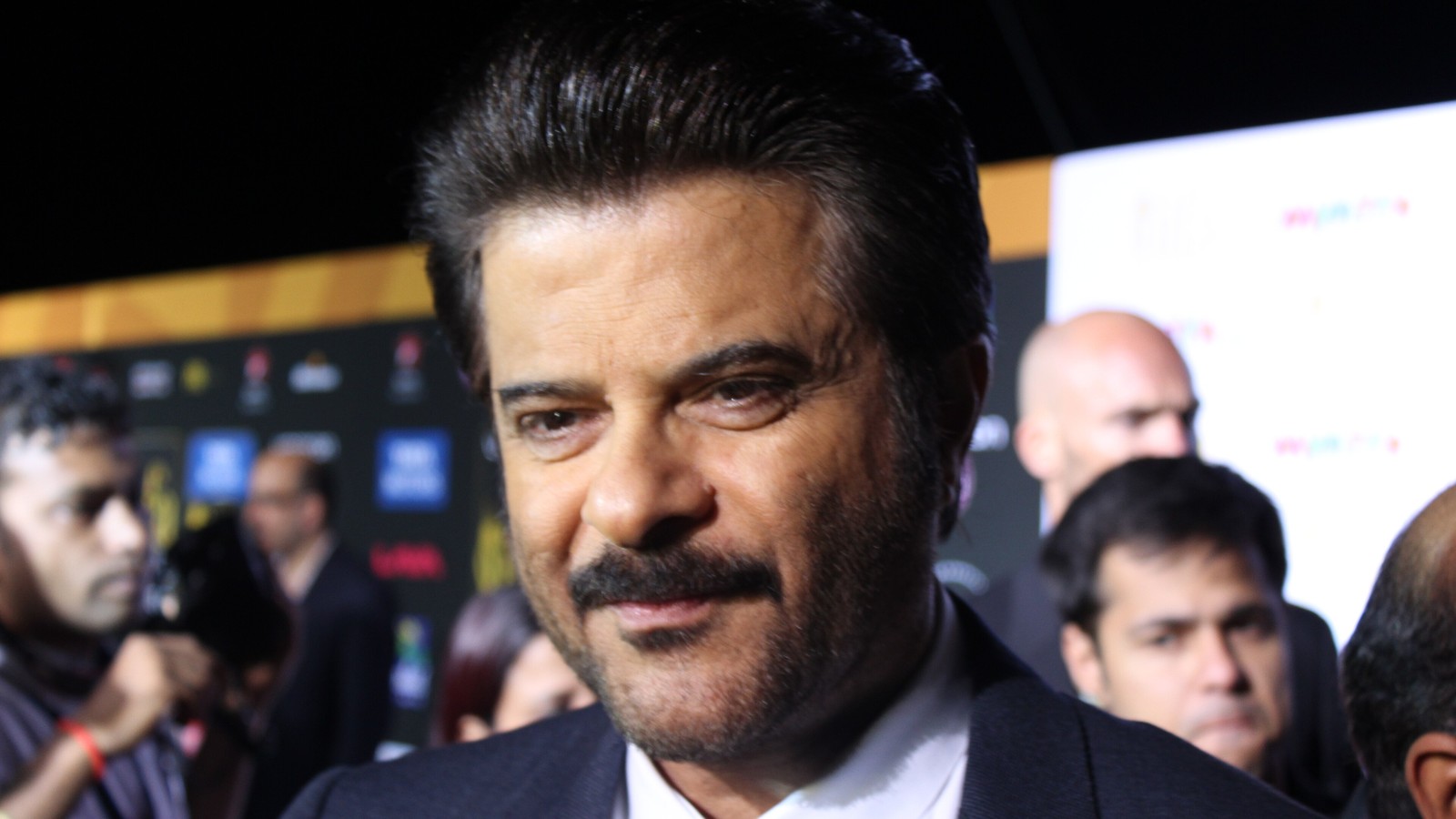 Actor Anil Kapoor at the IIFA green carpet in 2014