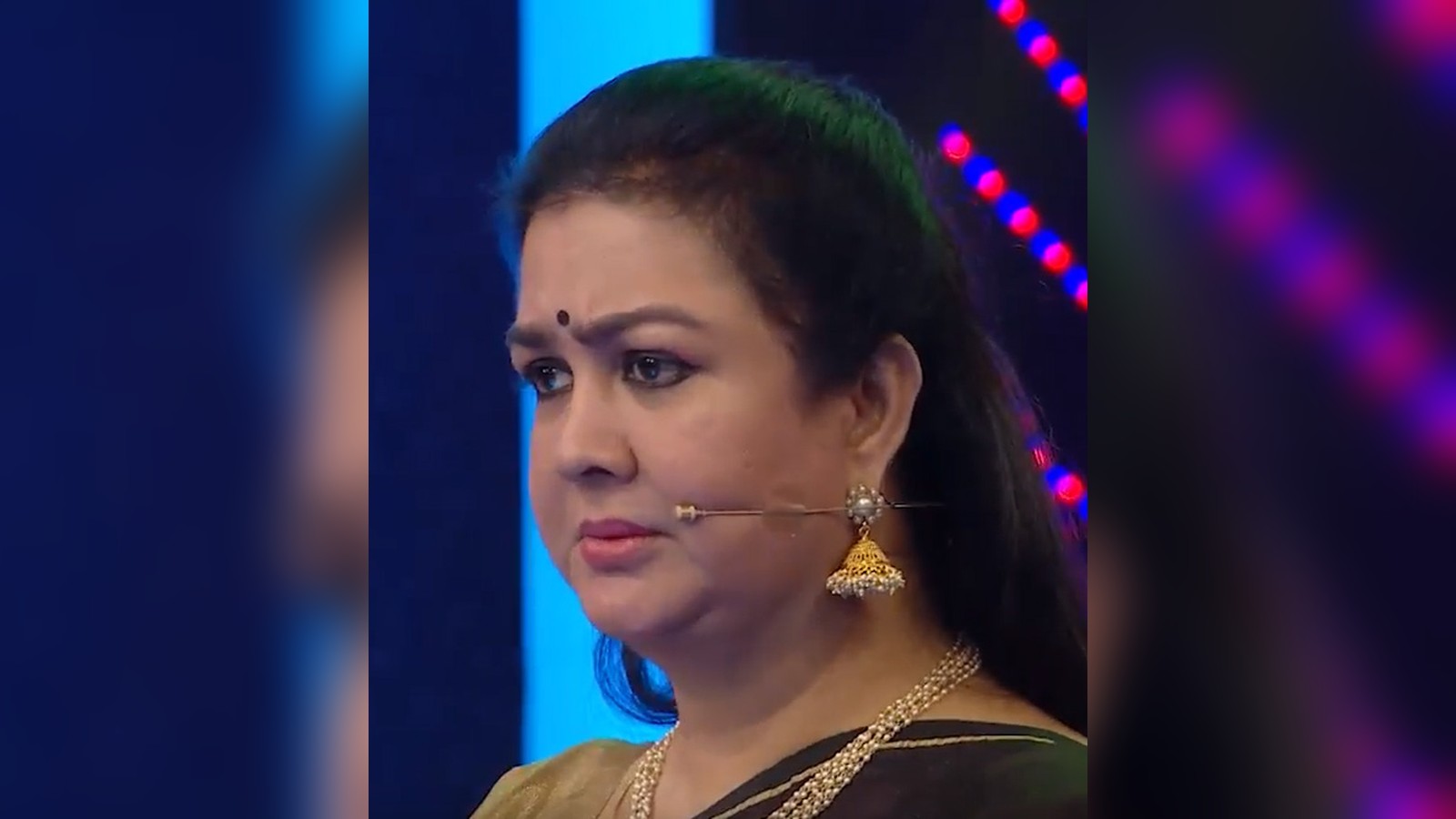 Actress Urvashi in a portrait taken in 2022