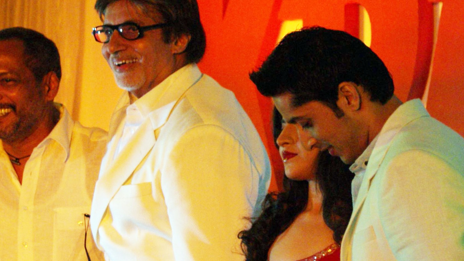 Actor Amitabh Bachchan in a portrait