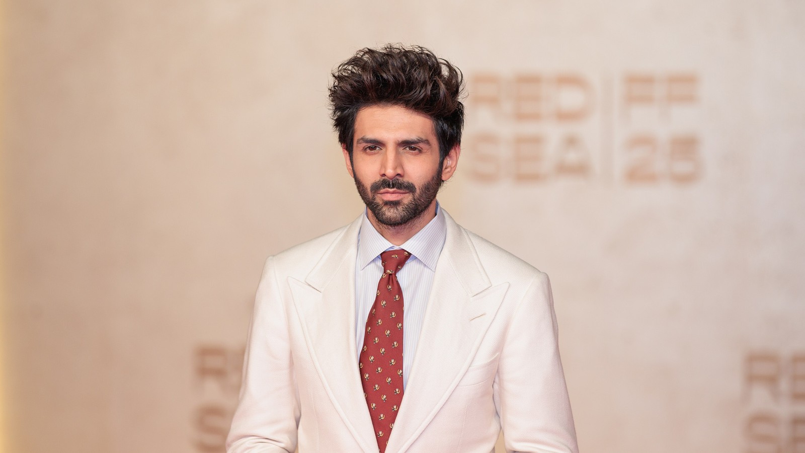 Kartik Aaryan at a screening at the Red Sea International Film Festival in 2025