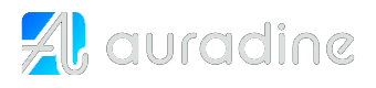 Auradine Teraflux AH3880 (600Th/s) ASIC miner, Auradine brand logo