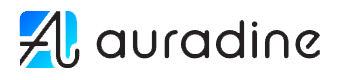 Auradine Teraflux AH3880 (600Th/s) ASIC miner, Auradine brand logo