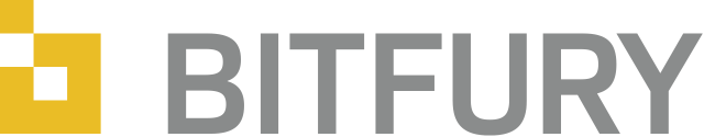 Bitfury B8 (49Th/s) ASIC miner, Bitfury brand logo