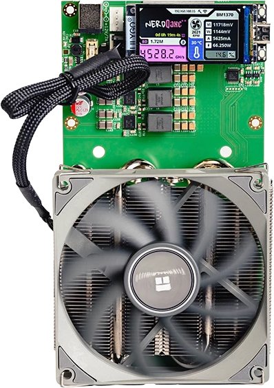 NerdMiner NerdQaxe++ (4.8Th/s) ASIC miner