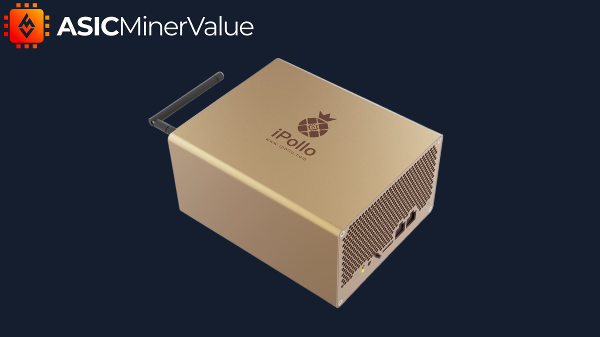 iPollo V1 Mini WiFi Miner 280 MH/s 220 W 6 GB Ethereum Classic ETC ETHW Miner WiFi-versie met Originele PSU Thuis Ming Ultra Silence (zwart