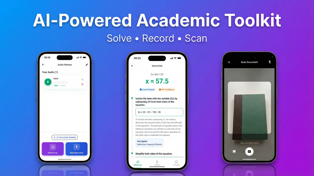 Academic AI | Intelligent Study Assistant Flutter App with Ads Support