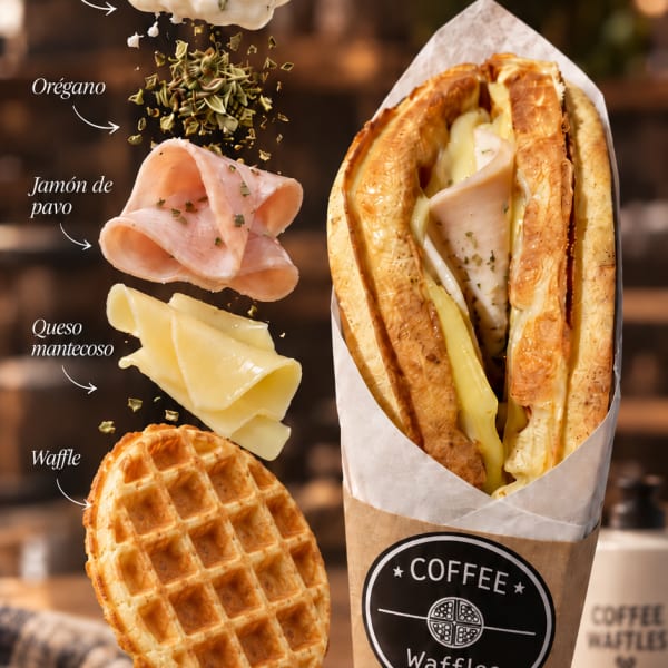 Waffle sandwich