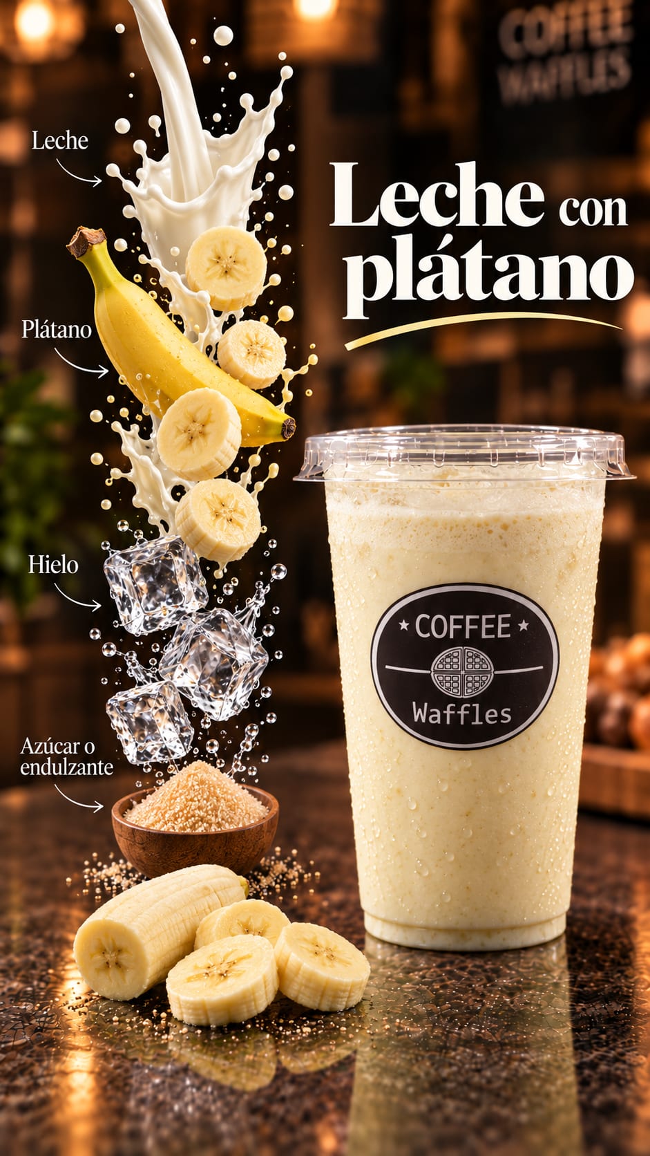 Leche con plátano