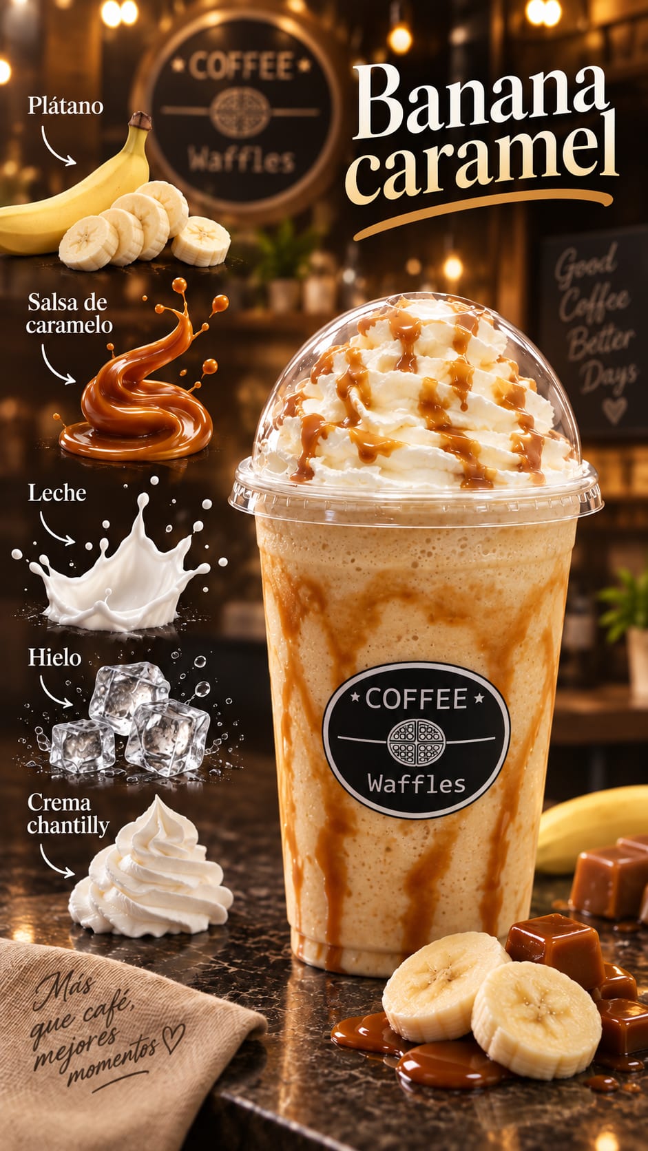 Banana caramel