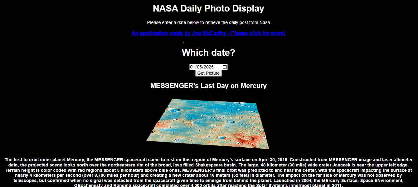 NASA Photo of the Day