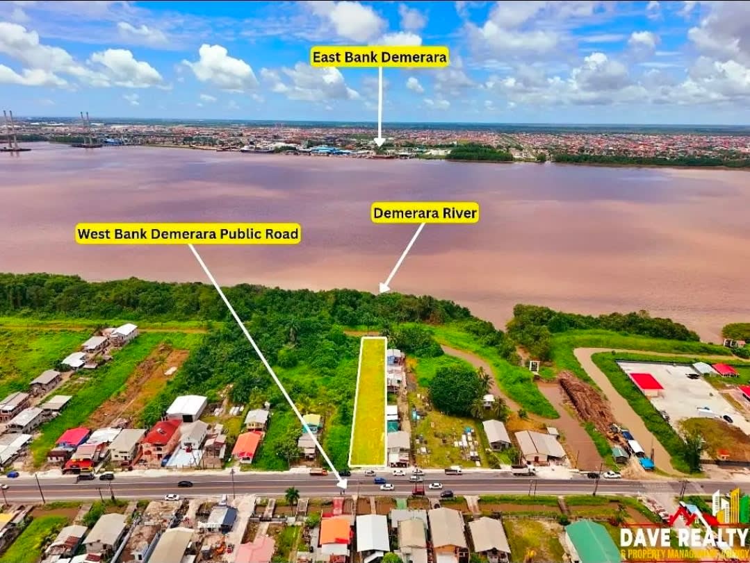 « Over quarter acre of land.