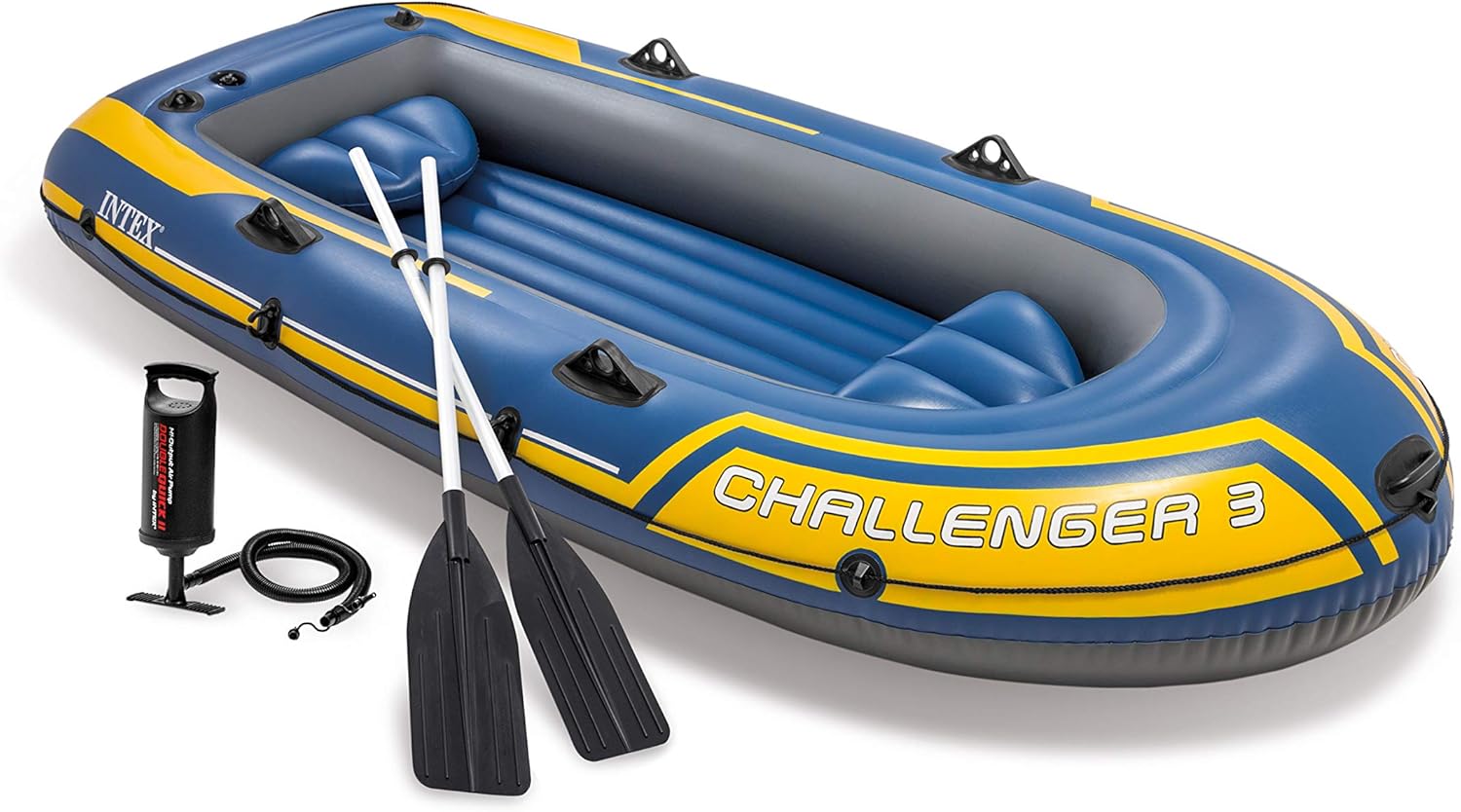 INTEX Challenger 3 - Boat Set for 3 Persons - 255 Kg