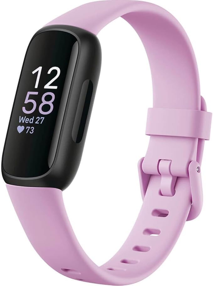 Fitbit Inspire 3 Health &-Fitness-Tracker with Stress Management, Workout Intensity, Sleep Tracking,