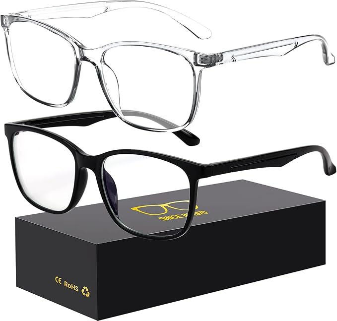 Oilway Blue-Light Blocking Glasses Computer Reading/Gaming/TV/Phones Glasses Fashion Anti Eyestrain 