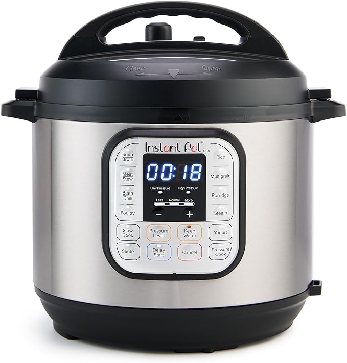 Instant Pot Duo 7-in-1 Electric Pressure Cooker, Slow Cooker, Rice, Steamer, Sauté, Yogurt Maker, Wa