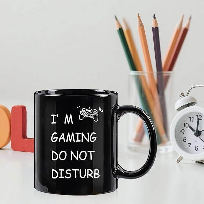 Gaming Mug - 'I'm Gaming Do Not Disturb'-Gifts for Gamers, Gaming Gifts, Christmas Birthday Gifts fo