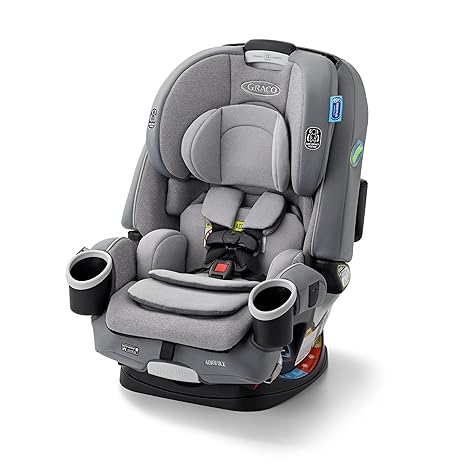 Graco 4Ever DLX 4-in-1 Baby Car Seat, Infant to Toddler Car Seat, with 10 Years of Use, Rear-Facing,