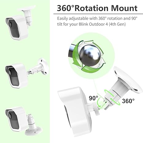 All-New Blink Outdoor Camera Housing and Mounting Bracket for Blink 4th Gen & 3rd Gen, 3 Pack Protec