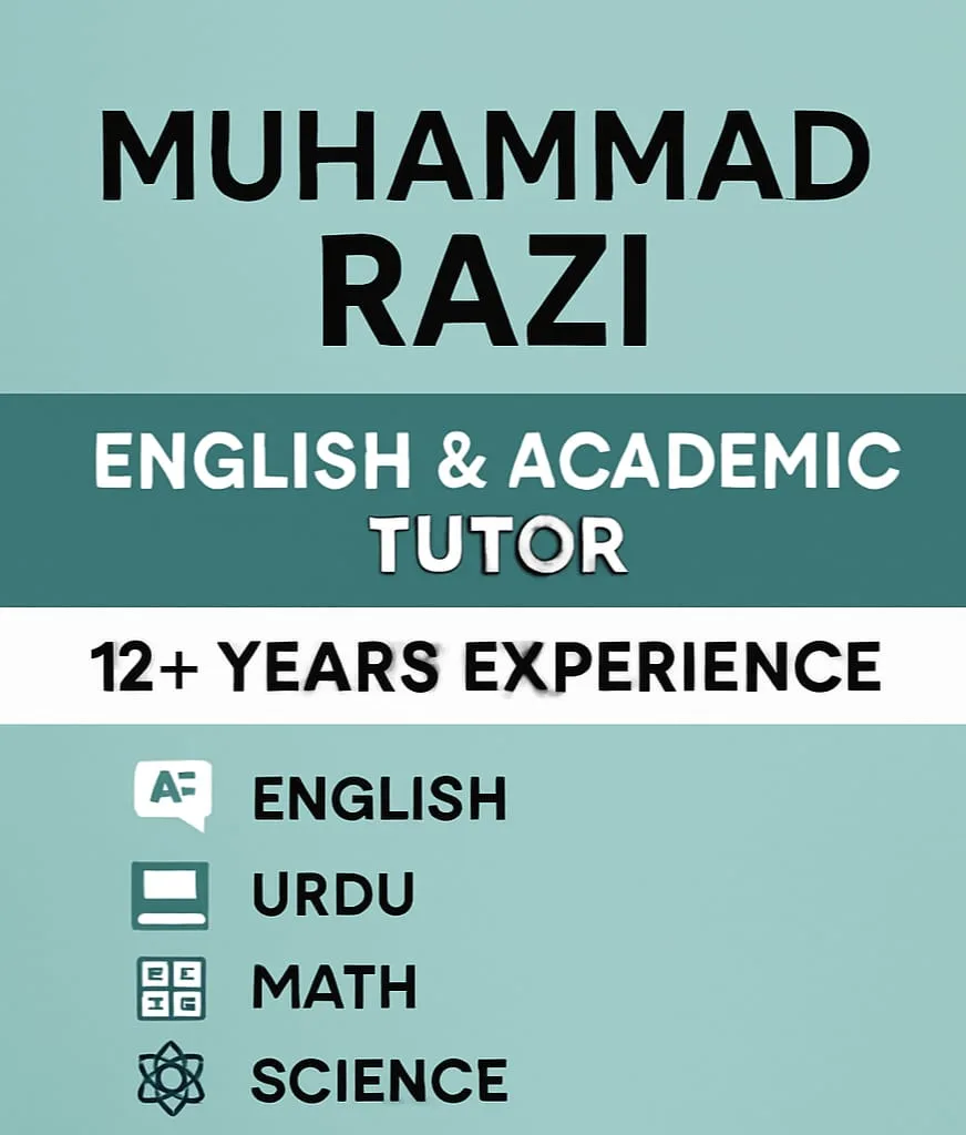 Professional tutoring in multiple subjects