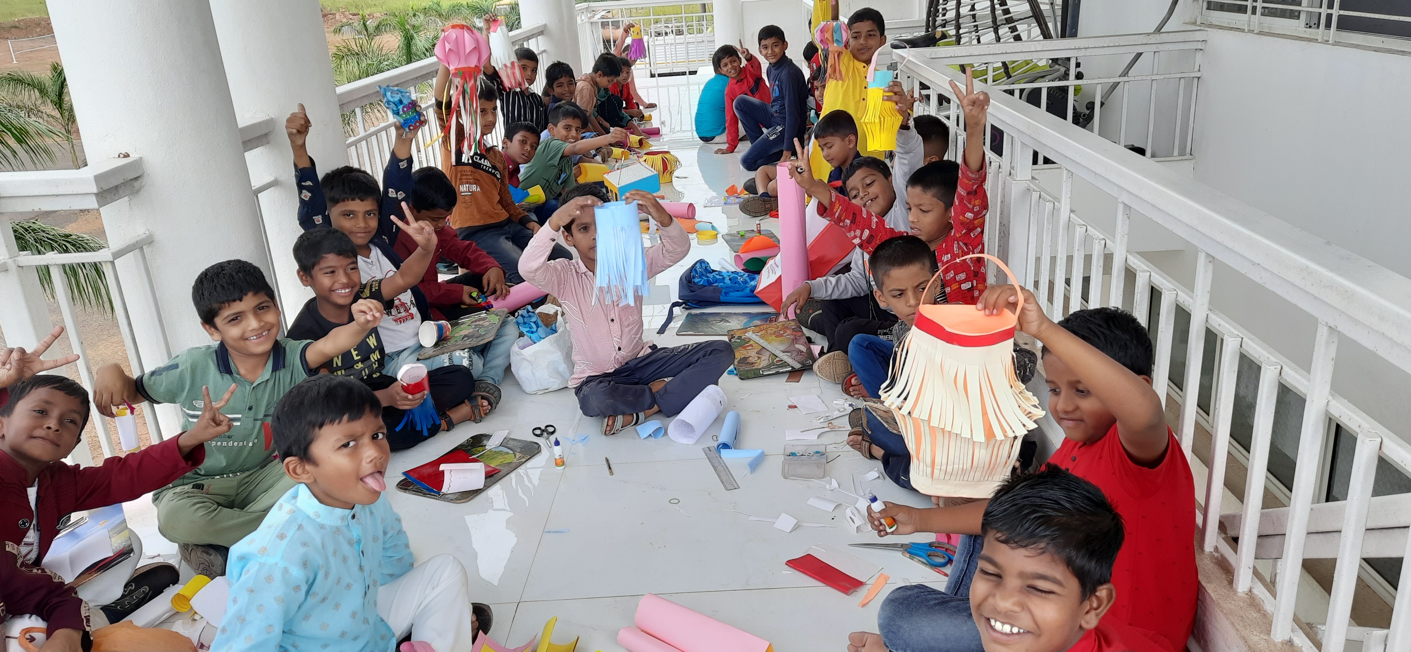 Students learning and growing