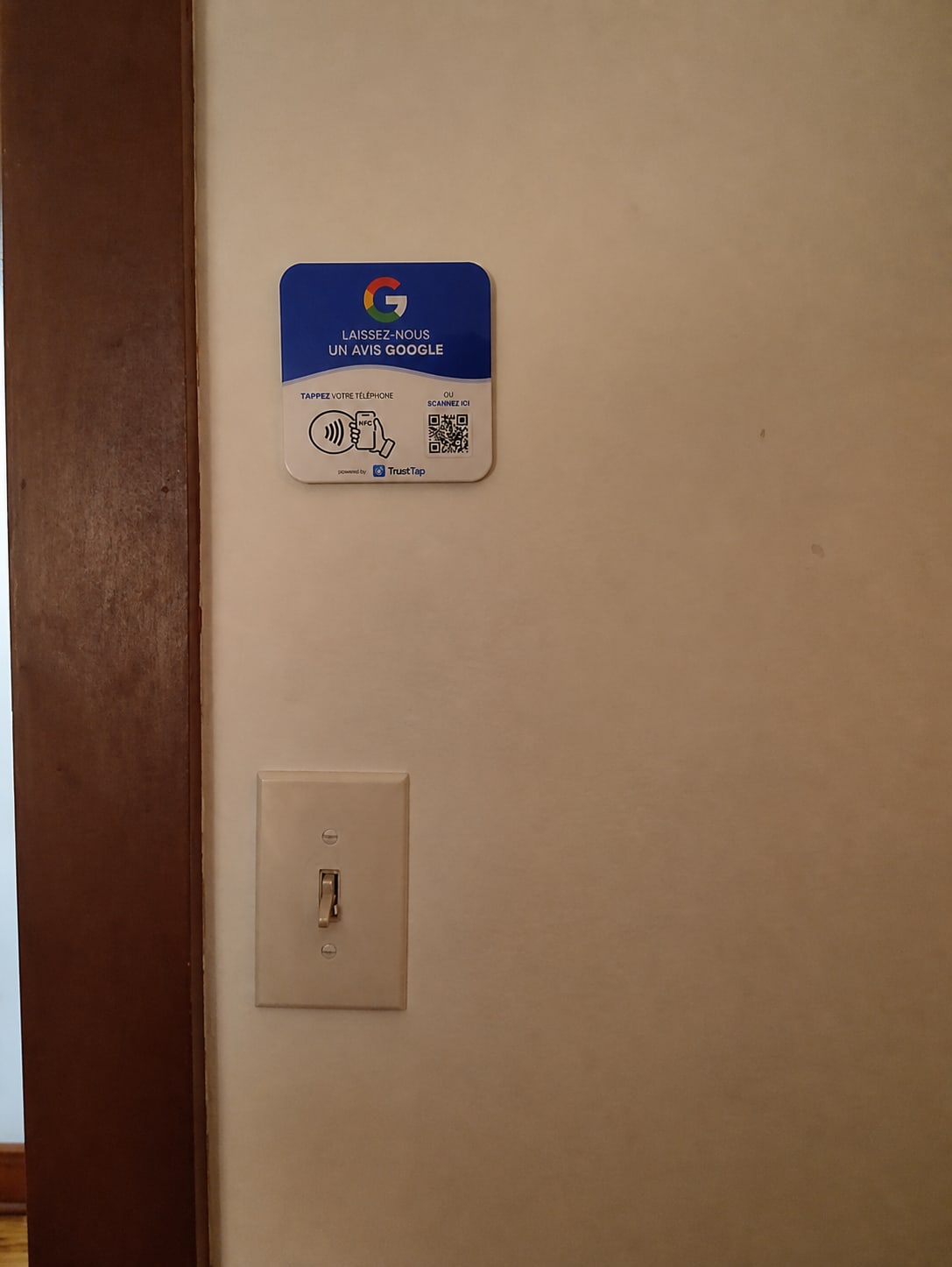 TrustTap installé sur un bureau