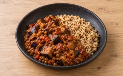 Tajine d'Aubergine au Piment
