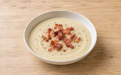 Velouté de chou-fleur & lard