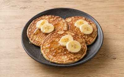 Pancakes banane, avoine et œufs