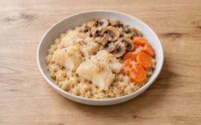Risotto cabillaud