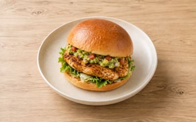 Burger au poulet à la mexicaine