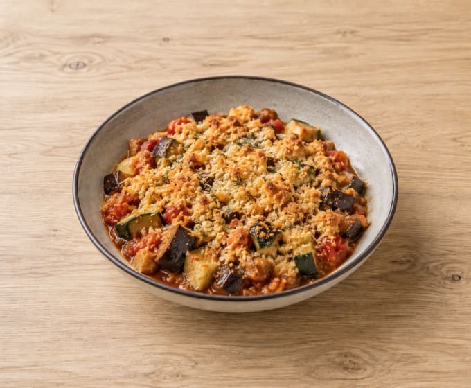 Crumble Légumes du Soleil au Parmesan et Thym