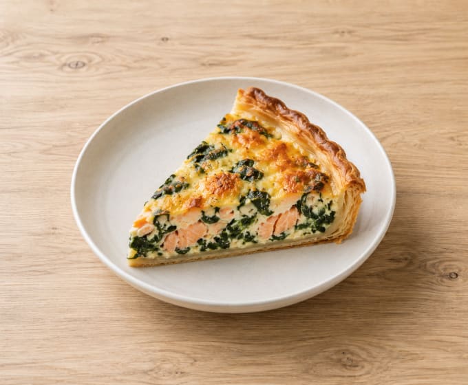 Tarte au saumon épinards
