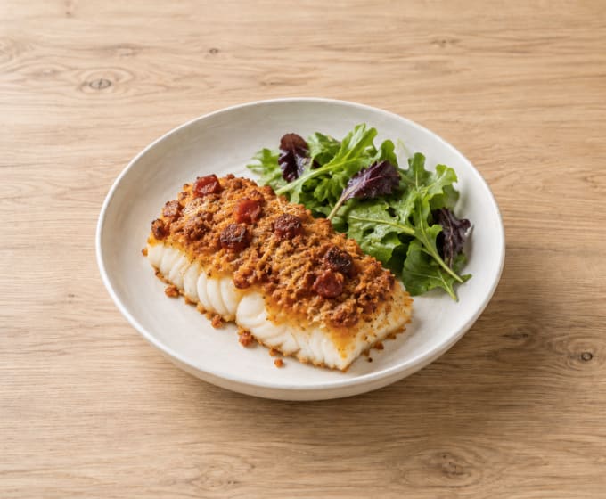 Cabillaud en croûte de chorizo