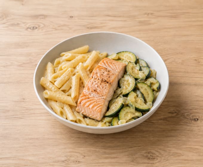 Pâtes au saumon