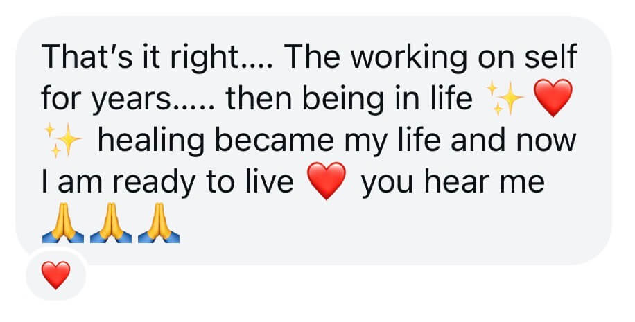 Client testimonial