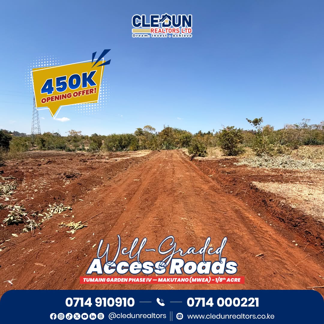 Cledun Realtors Land for Sale in Makutano Mwea at KSh450K