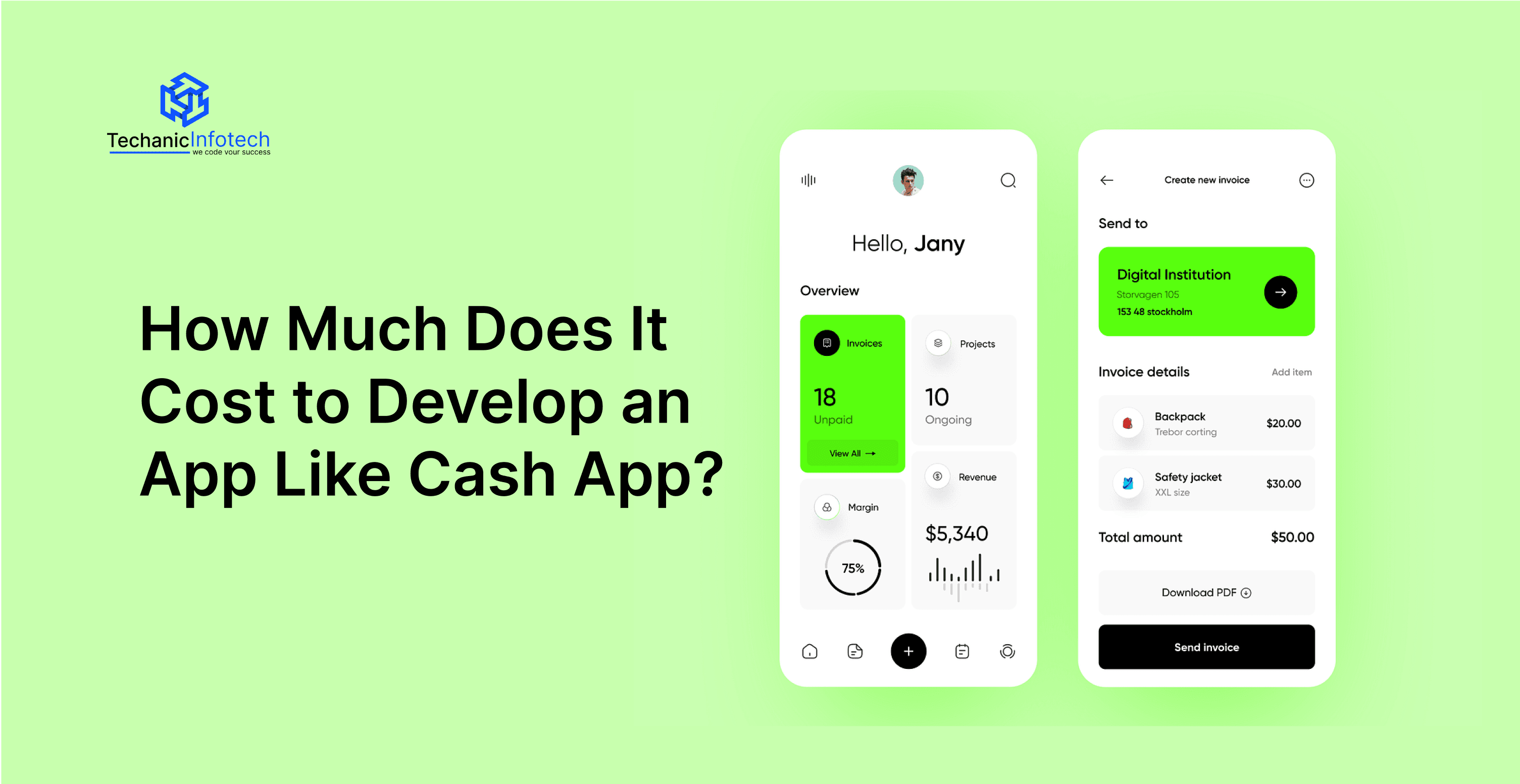 How Much Does It Cost to Develop an App Like Cash App?