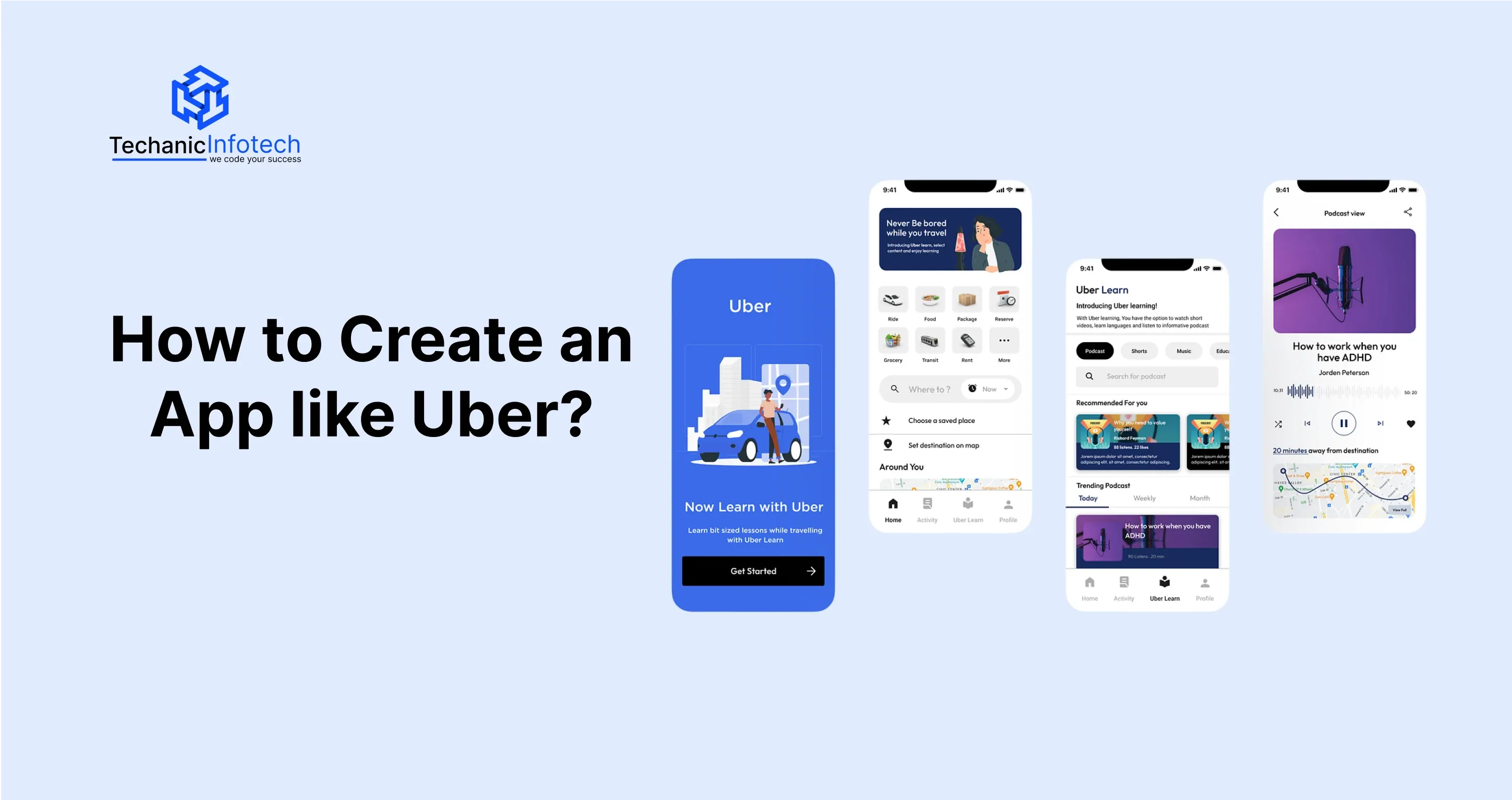 How to Create an App like Uber?