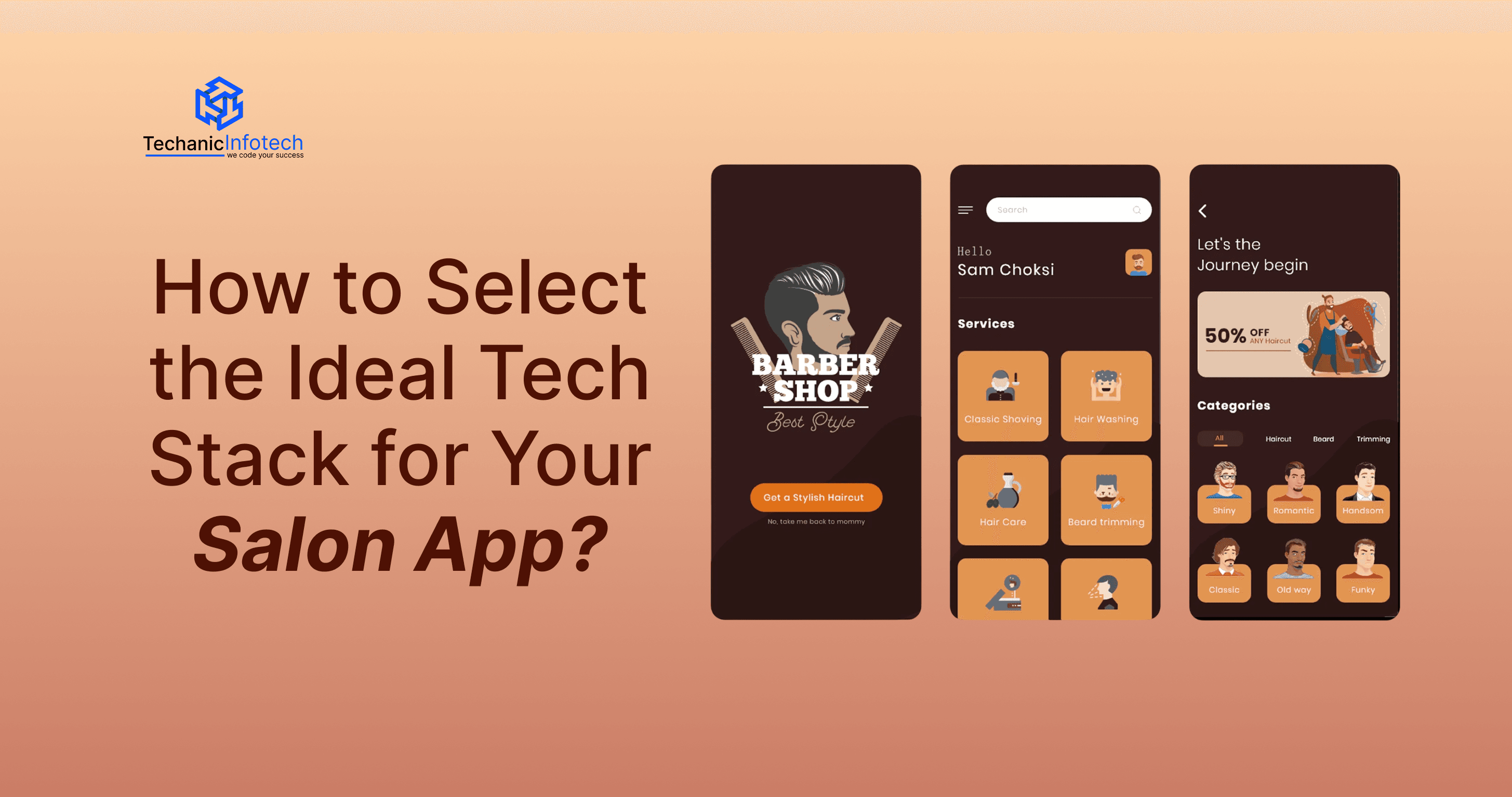 Tech Stack for Your Salon App