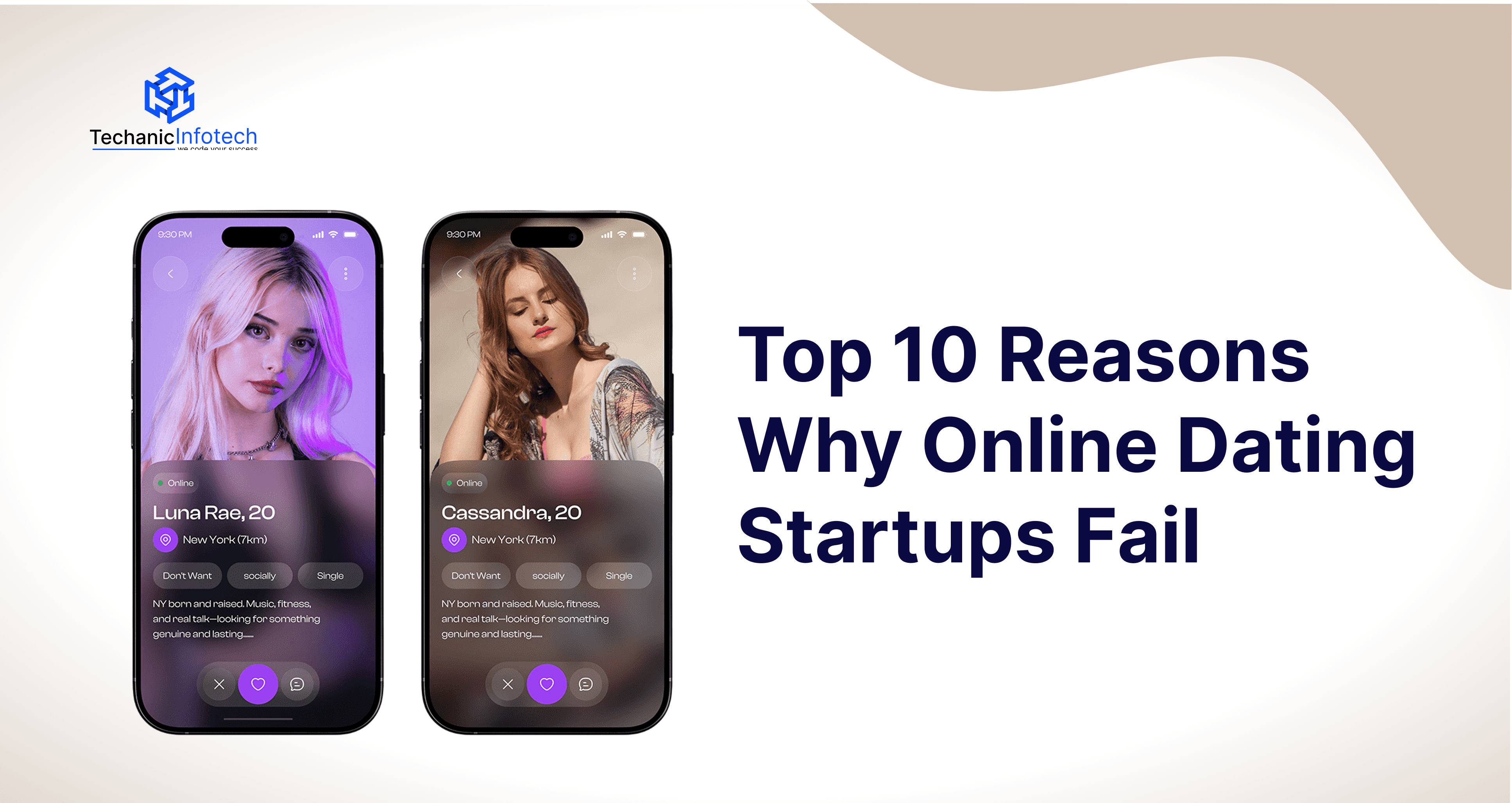 Top 10 Reasons Why Online Dating Startups Fail