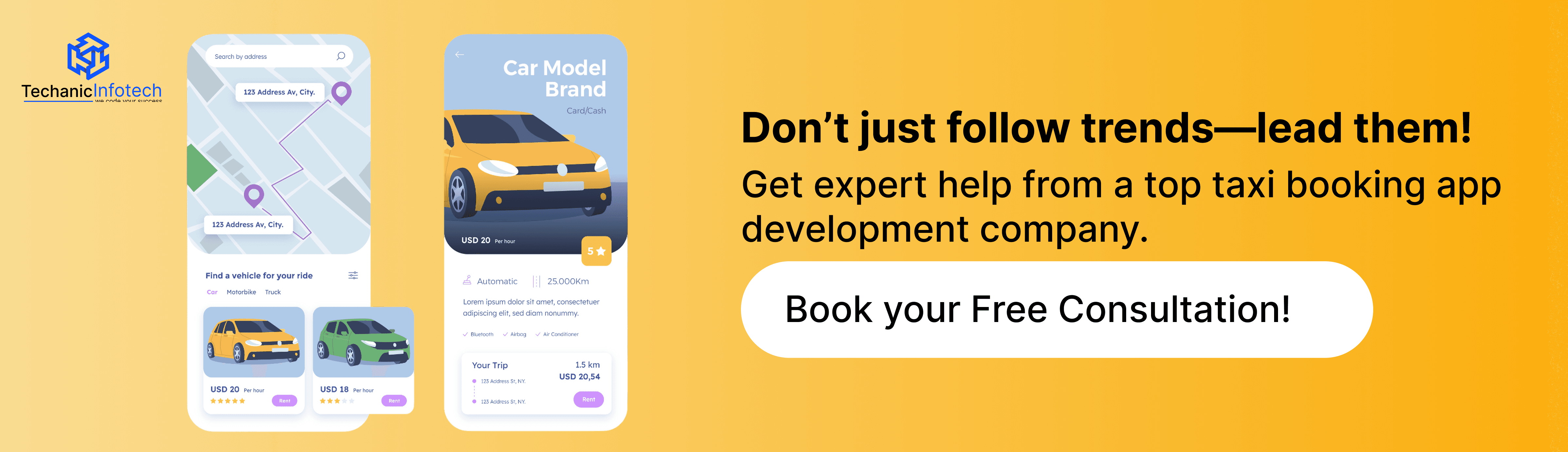 taxi app development