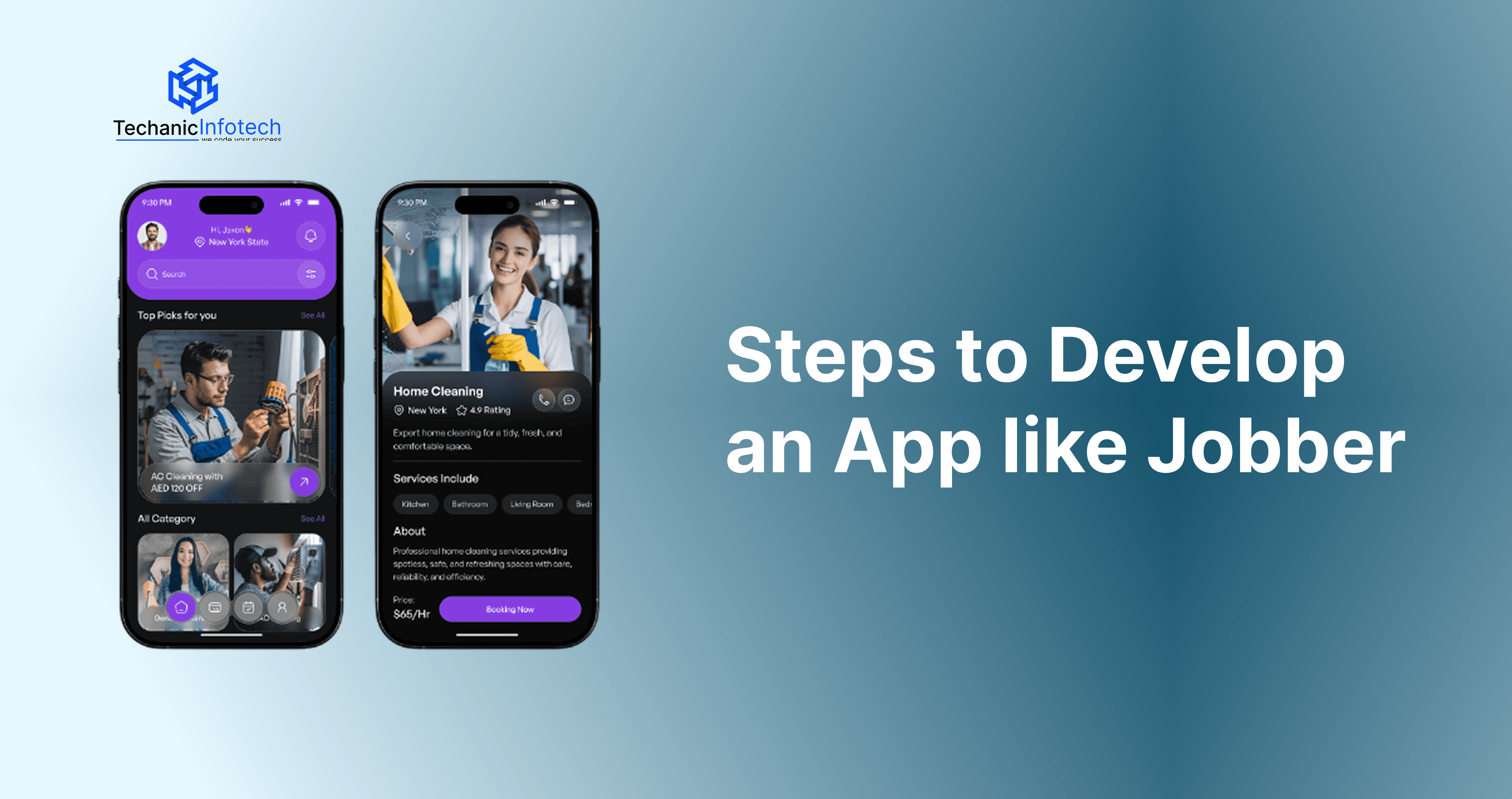 Steps to Develop an App like Jobber