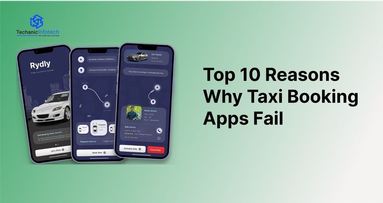 Top 10 Reasons Why Taxi Booking Apps Fail