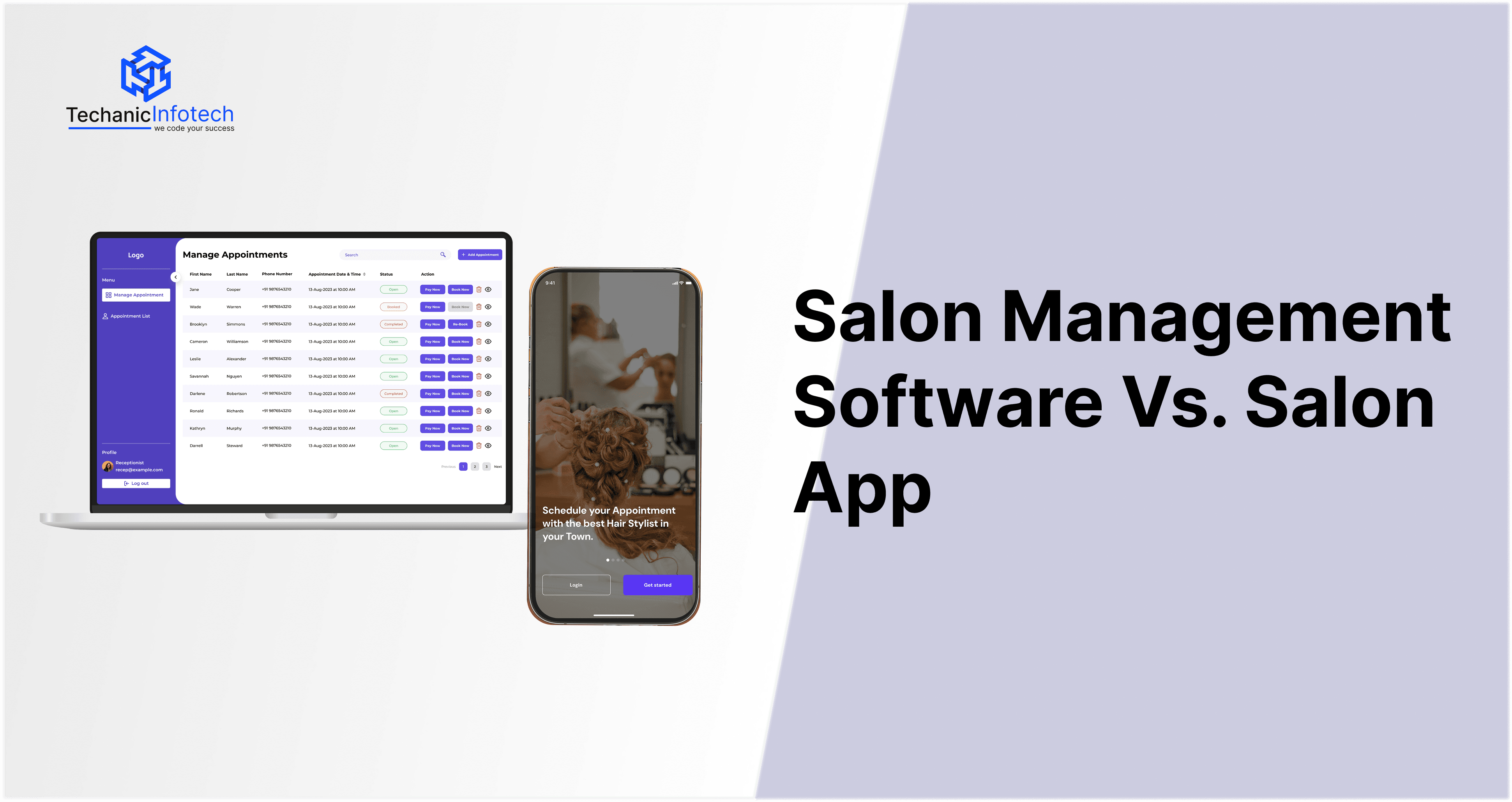 Salon Management Software vs. Salon App