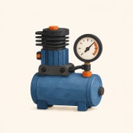 Hochdruckkompressor mit Manometer