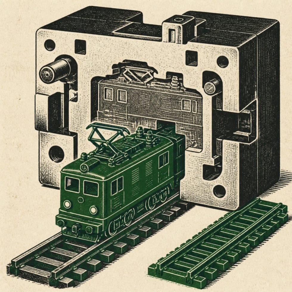 Redaktionelle Illustration zu Vom Werkzeug bis zur Lok: Modellbahnen aus eigenem Werk