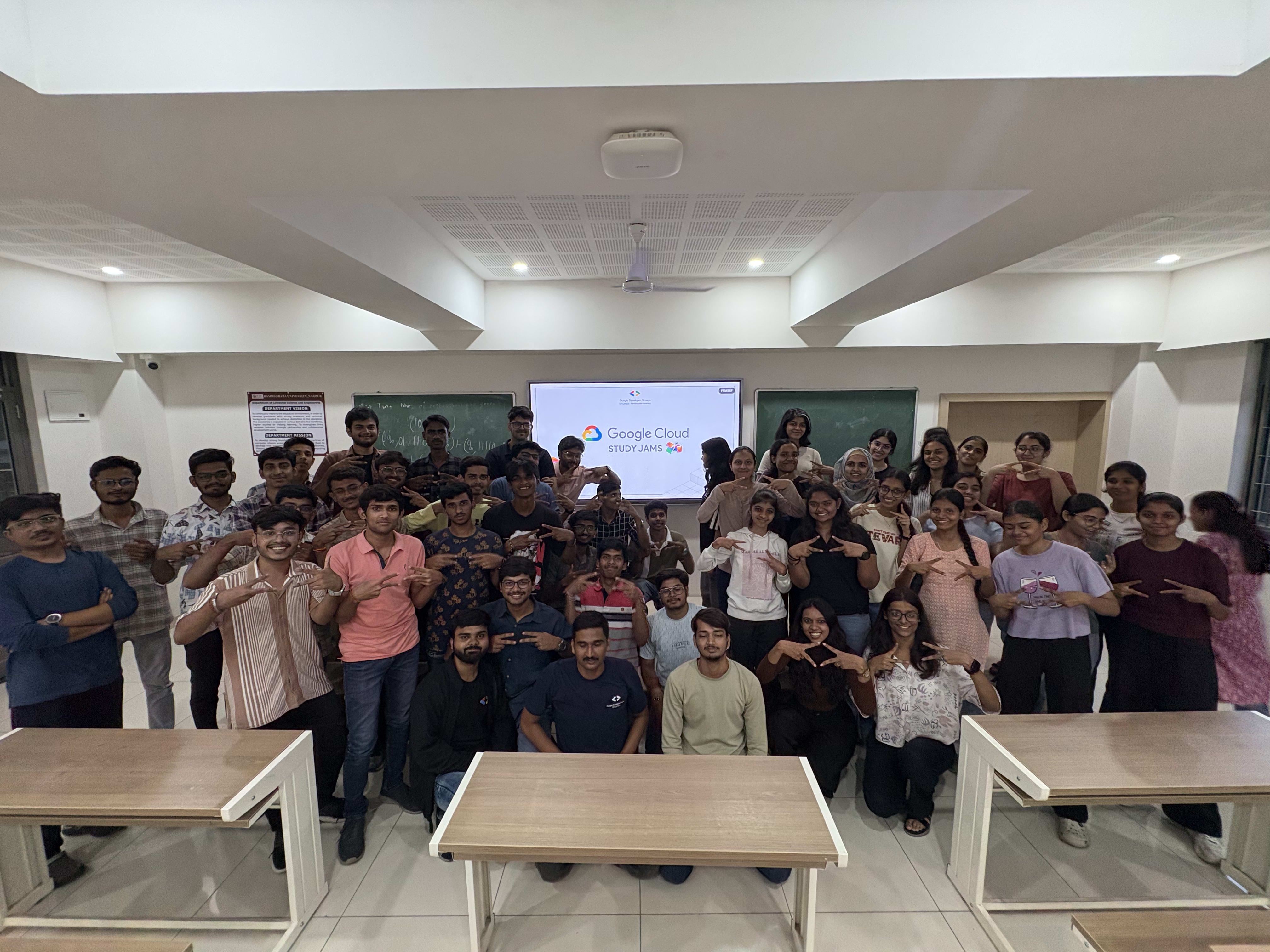 Google Cloud Study Jam team photo