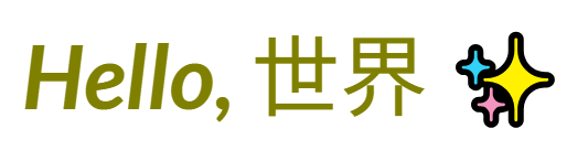 Font fallback result