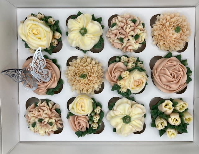 Custom decorated cookies and cupcakes by Sweet Joy by Lily